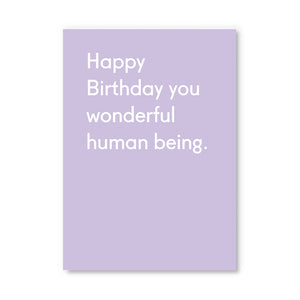 OD Postcard - Birthday | Wonderful Human Being