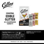 Load image into Gallery viewer, Cocktail Garnish - Cocktail Glitter | Champagne
