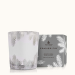 Load image into Gallery viewer, Thymes Frasier Fir - Statement Silver Candle 13oz
