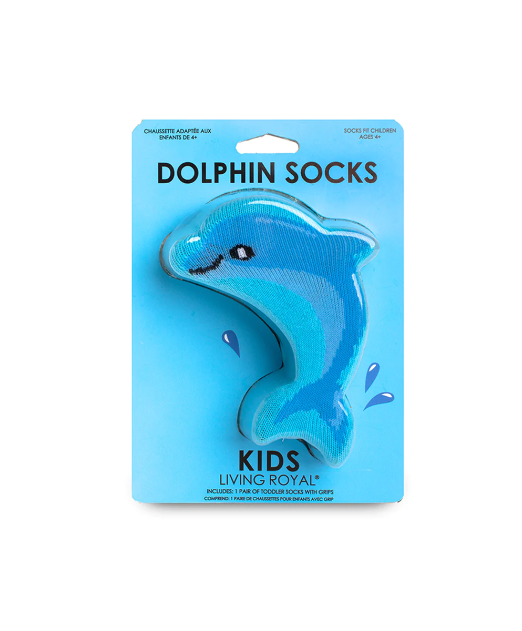 Kids Socks - 3D Dolphin