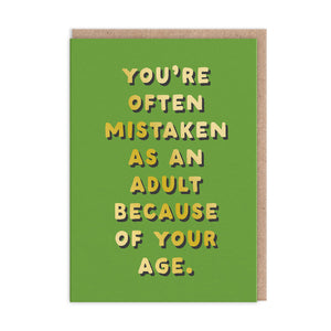 OD Cards - Birthday | Mistaken as an Adult