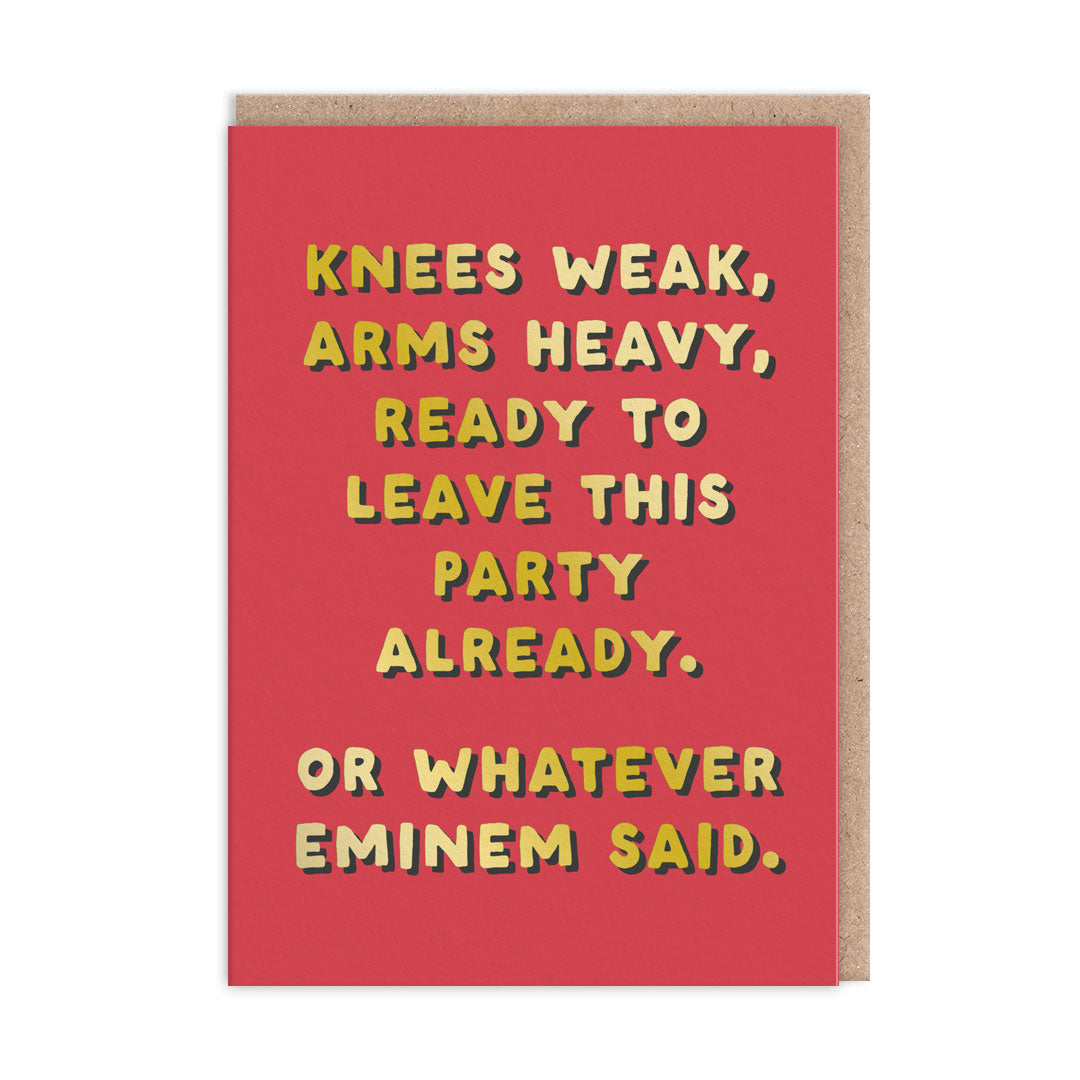 OD Cards - Birthday | Knees Weak