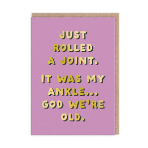 OD Cards - Birthday | Rolled a Joint