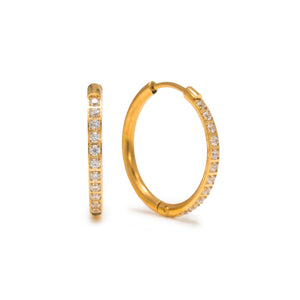 Waterproof Collection - Hoop Earrings Evie Gold 20mm
