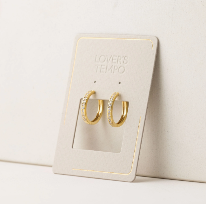 Gold-Plated Hoops - Desi 20mm