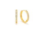 Load image into Gallery viewer, Gold-Plated Hoops - Desi 20mm
