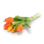 Load image into Gallery viewer, Faux Plant - Lifelike Tulip 5 Stem Orange
