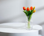 Load image into Gallery viewer, Faux Plant - Lifelike Tulip 5 Stem Orange

