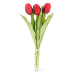 Load image into Gallery viewer, Faux Plant - Lifelike Tulip 5 Stem Red
