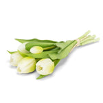 Load image into Gallery viewer, Faux Plant - Lifelike Tulip 5 Stem White
