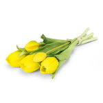 Load image into Gallery viewer, Faux Plant - Lifelike Tulip 5 Stem Yellow
