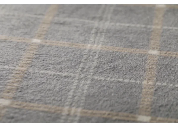 Fussenegger Throw - Savona Velour Checkered Gry 200x150cm