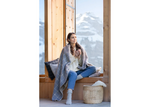 Load image into Gallery viewer, Fussenegger Throw - Savona Velour Checkered Gry 200x150cm
