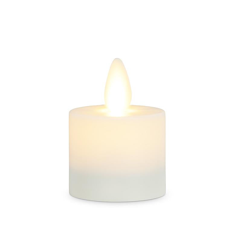 Reallite - LED Tealight Ivory s/2