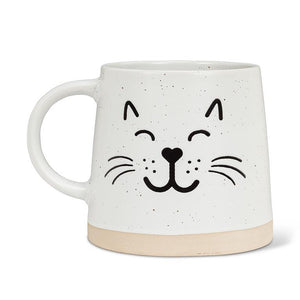 Mug - Wide Base Cat Face