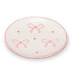Load image into Gallery viewer, Teabag Plate - Pink Bows
