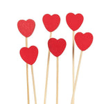 Load image into Gallery viewer, Party Pick - Red Heart 100pc

