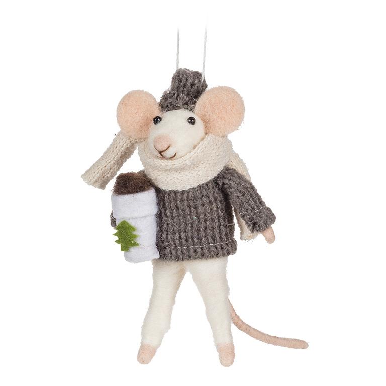 Ornament - Mouse with Coffee