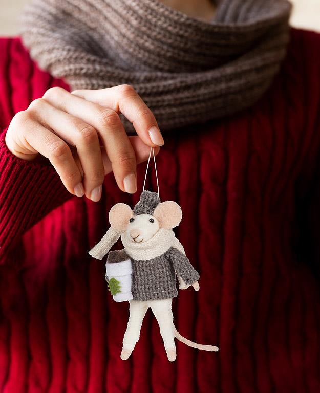 Ornament - Mouse with Coffee