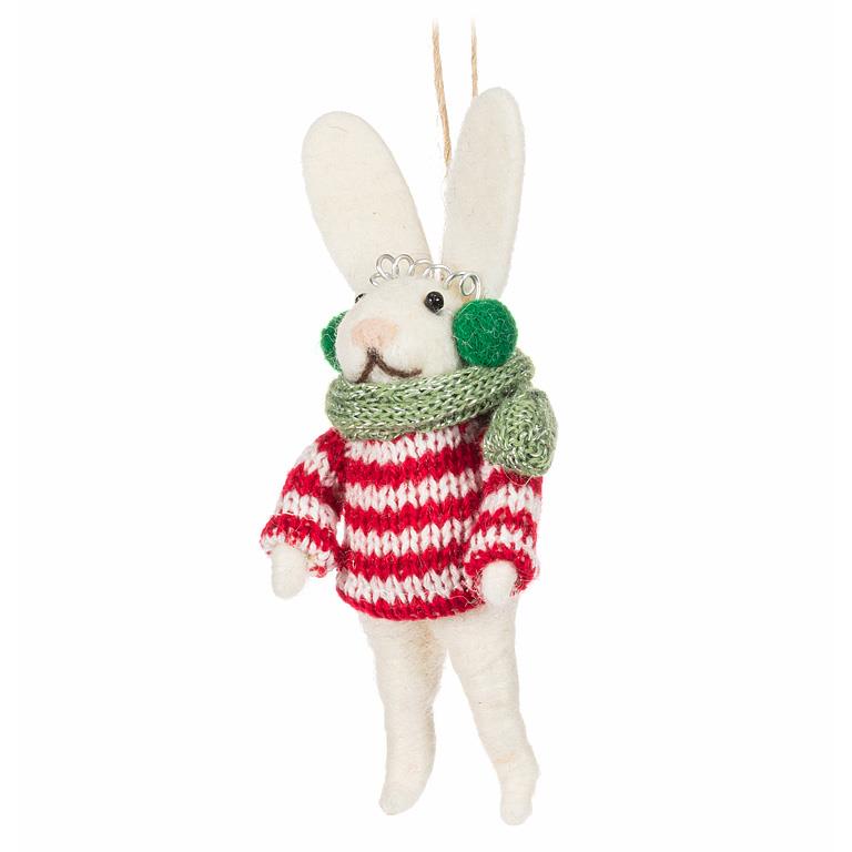 Ornament - Bunny with Earmuffs