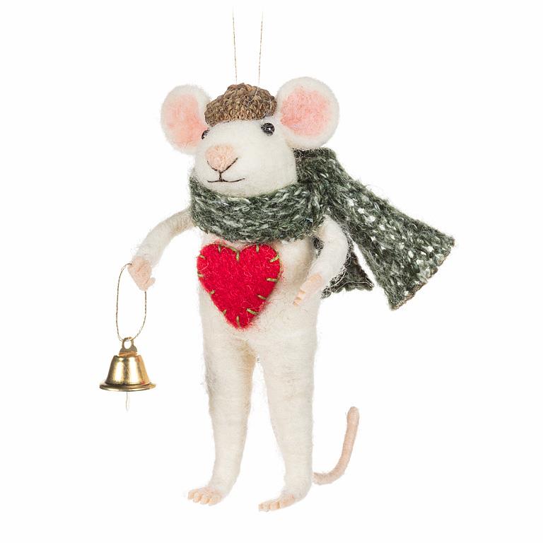 Ornament - Mouse with Bell