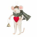 Load image into Gallery viewer, Ornament - Mouse with Bell
