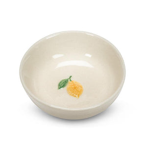 Dip Bowl - Cream with Lemon