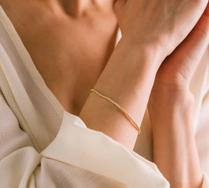 Gold-Filled Bracelet - Beaded 2mm