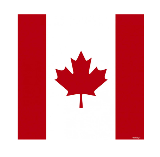 Paviot Cocktail Napkin - Canada Flag