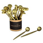 Load image into Gallery viewer, Olive Spoon - 6.5&quot; Gold
