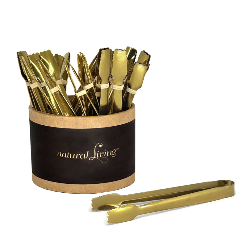 Small Tongs - 5" Gold