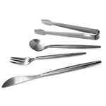 Load image into Gallery viewer, Charcuterie Utensils - 4-piece Brushed Silver
