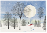 Load image into Gallery viewer, Holiday Boxed Card Set - Moonlit Cottage s/20
