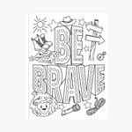 Load image into Gallery viewer, Coloring Book - Brave, Strong, Smart
