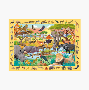 Kids Seek & Find Puzzle - Safari 100pc