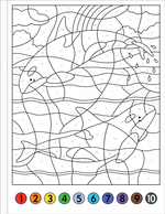 Load image into Gallery viewer, Color By Number - Under the Sea
