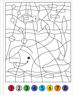 Load image into Gallery viewer, Color By Number - Under the Sea
