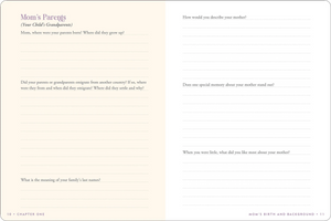 Keepsake Journal - Mom's Story