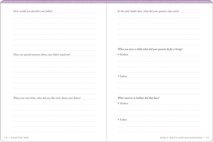 Keepsake Journal - Mom's Story