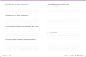 Keepsake Journal - Mom's Story