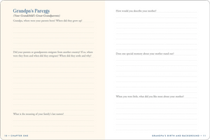Keepsake Journal - Grandpa's Story