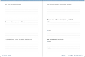 Keepsake Journal - Grandpa's Story