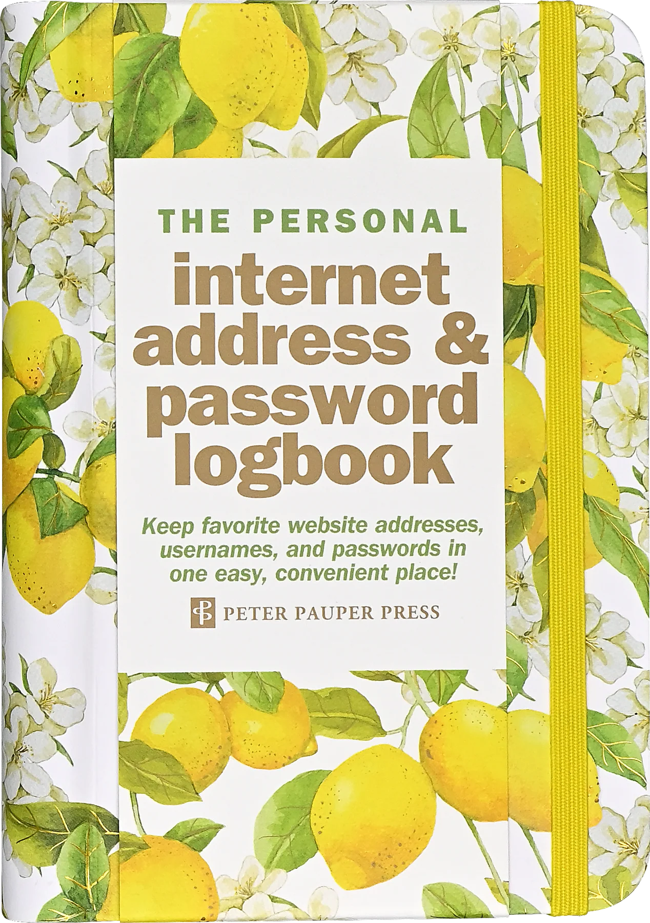 Journal - Password Logbook Lemon
