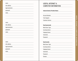 Journal - Password Logbook Lemon