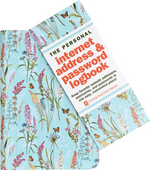Load image into Gallery viewer, Journal - Password Logbook Blooms &amp; Butterflies
