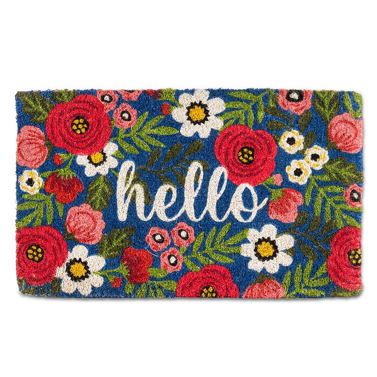 Doormat - Floral Hello