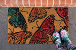 Load image into Gallery viewer, Doormat - Multi Butterfly

