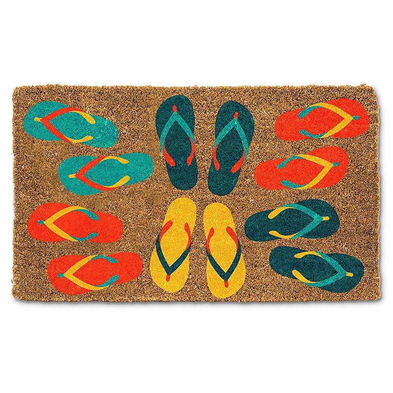 Doormat - Bright Flip Flops