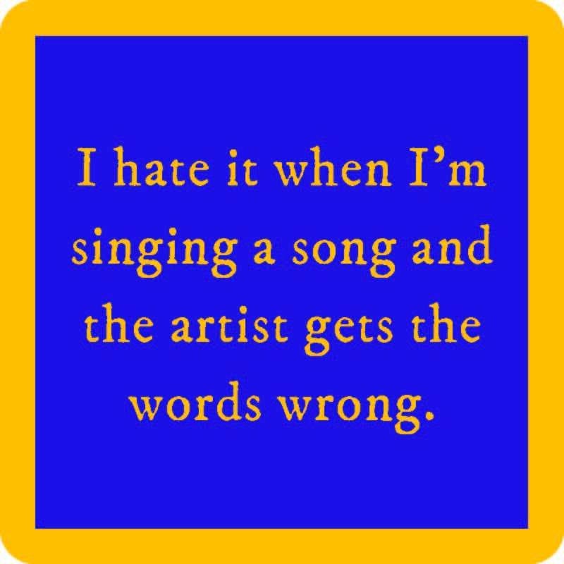 Funny Coaster - Words Wrong