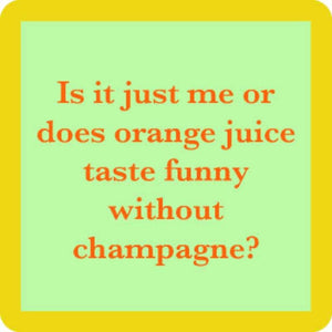 Funny Coaster - Orange Juice